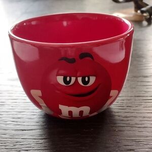 M&M'S Red Ceramic Bowl